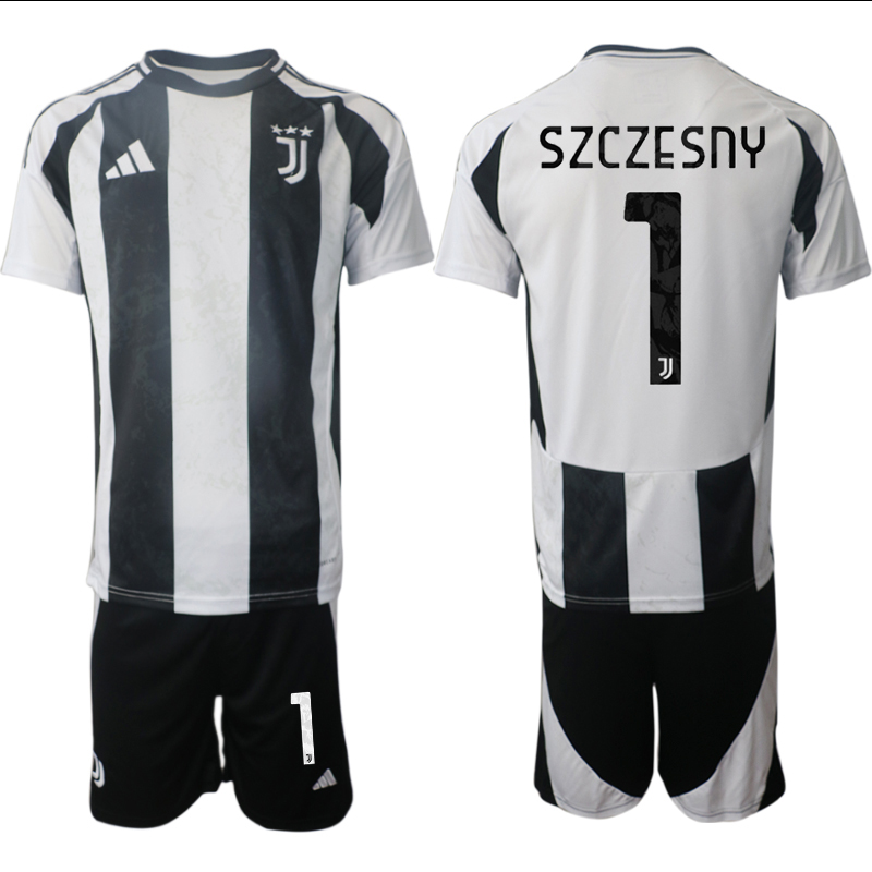 Men 2024-2025 Club Juventus home Black 1 Soccer Jersey